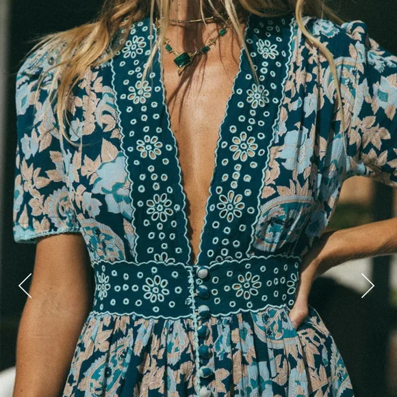 SOLD $360 Brown Sugar Maxi Dress by Chasing Unicorns - Picture 5 of 10